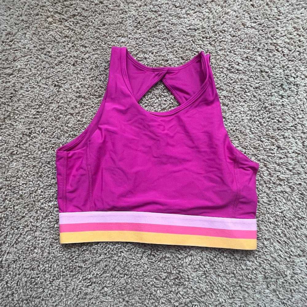 Popflex Tropicana Collection Pink Sports Bra